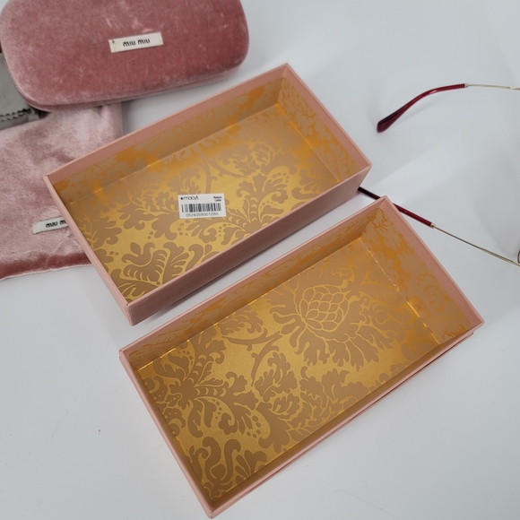 Miu Miu Sunglasses SMU-53R 52mm Brown Burgundy with Box and Case - Picture 9 of 10